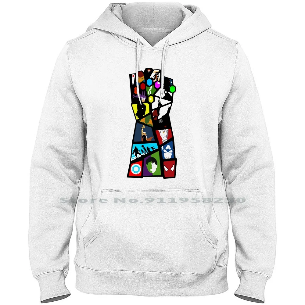 

Infinity Gauntle Men Women Hoodie Pullover Sweater 6XL Big Size Cotton Infinity Popular Game Aunt War Fin Me