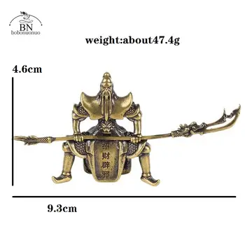 古銅關公像擺飾 純銅佛像微縮模型 居家裝飾配件 手工藝品收藏品 8 最佳銷售 關公 - №8