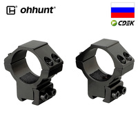 ohhunt 30mm 2PCs Med Profile Rings with Stop Pin 11mm Dovetail Scope Mount Rings Hunting Accessories