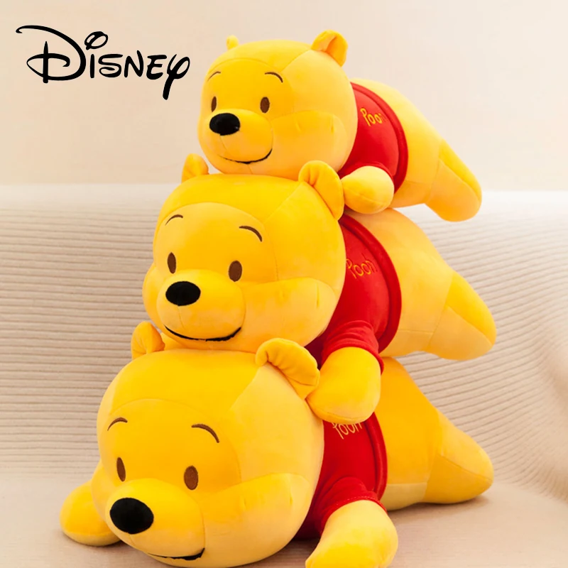 

45-75cm Disney Winnie The Pooh Plush Pillow Cute Cartoon Stuffed Plushie Big Bear Doll Home Decor Toys Girlfriend Surprise Gift