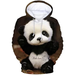 New Creative Chinese Panda Men Women Hoodies Sweatshirt Harajuku 3D Printed Pattert Cute Pullovers Fashion Autumn Clothes2023