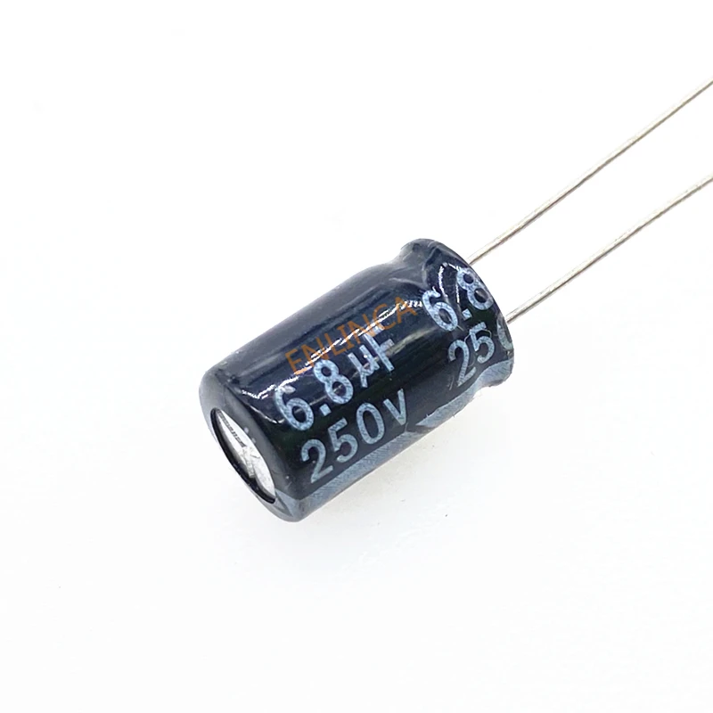 

200pcs/lot 250v 6.8UF Aluminum Electrolytic Capacitor Size 8*16 6.8UF250v 20%