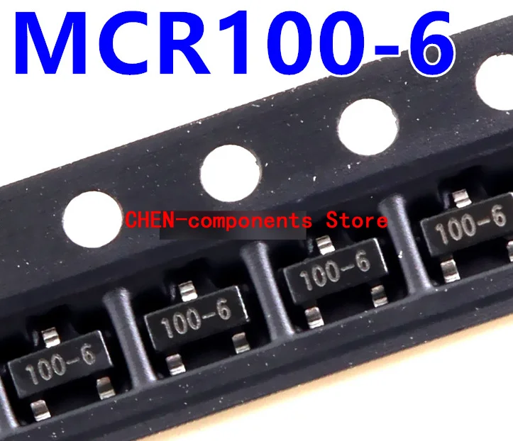 50pcs MCR100-6 SOT-23 triode