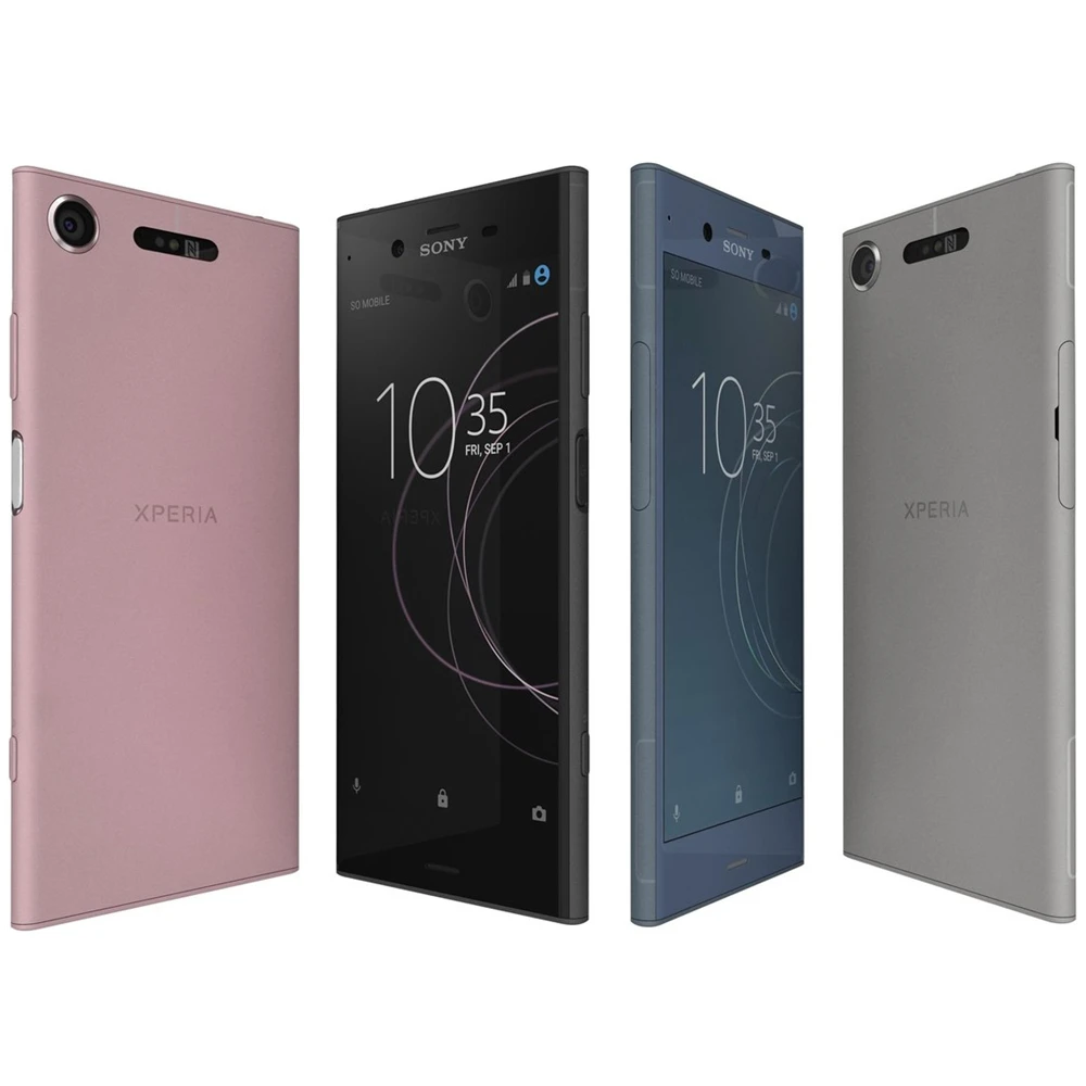 Sony-teléfono móvil Xperia XZ1 G8341 1SIM, desbloqueado, pantalla de 5,2 pulgadas, 4GB de RAM, 64GB de ROM, Octa Core, cámara de 19MP, 4G LTE, Android (sin NFC)