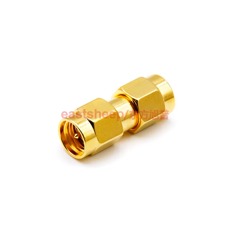 Eastsheep SMA-JJ Adaptadores Macho para Macho Plugue Adaptador Coaxial RF Conector plugue para conectar conectores sma