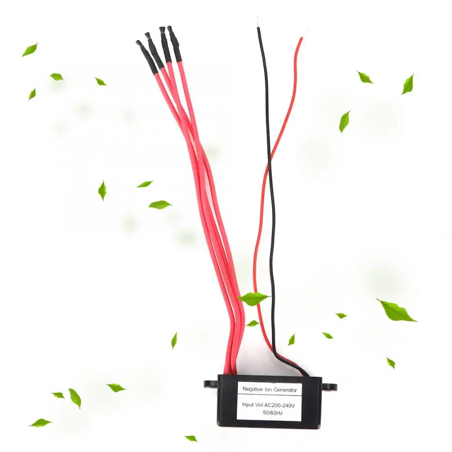 Домашний Анионный генератор отрицательных ионов, ионизационный модуль, мини-очиститель, 4 отрицательных линий, генератор отрицательных ионов