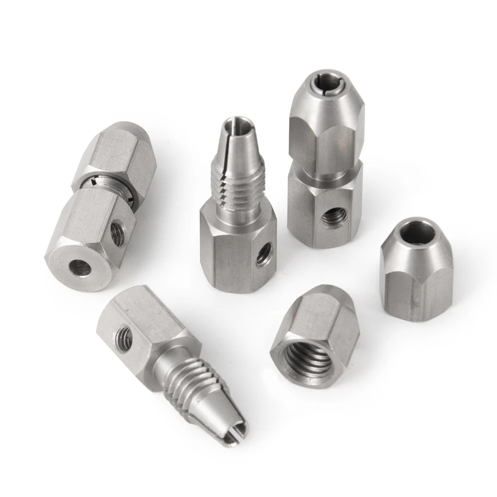 Prędkość obrotowa 4 szt. Zdalnie sterowana łódka RC elastyczne sprzęgło 3.17mm/4mm/5mm/6mm CNC ze stali nierdzewnej Flex Collet łącznik