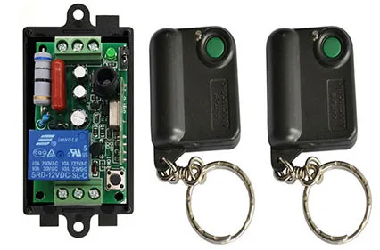 Universal Wireless Remote Control Switch AC 220V 1CH 1 CH Relay Receiver Module and RF Transmitter Electronic Lock Control