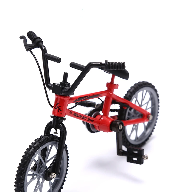 1 PCS Finger Bmx Bike Toys For Boys Mini Bike With Brake Rope Alloy Bmx Functional Mountain Bicycle Model Toys For Children Gift