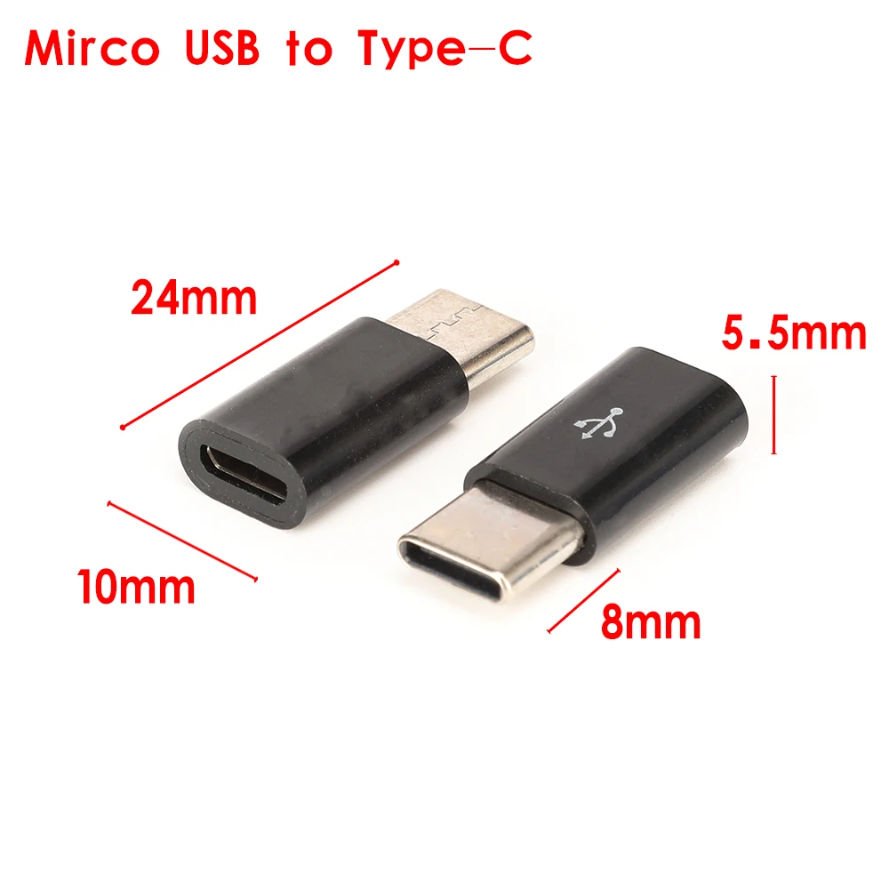 Micro USB To Type C Adapter Mobile Phone Adapter usb Connector for handhold Gimbal Smart Phone Adapter