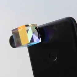 Phone Lens Filter Prism 22mm Optical Glass Magic Glow Effect Photo Crystal Lens Decorative Photography Studio Accessories