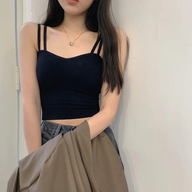 Women Cotton Underwear Tube Tops Sexy Solid Color Top Fashion Sports Comfort Tank Up New Spring And Autumn Ourdoor Top Lingerie