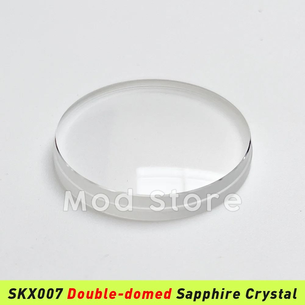 

High Quality Double Domed Sapphire Crystal With Clear AR Coating Fit For Sloped Insert SKX007/SKX171/SRPD