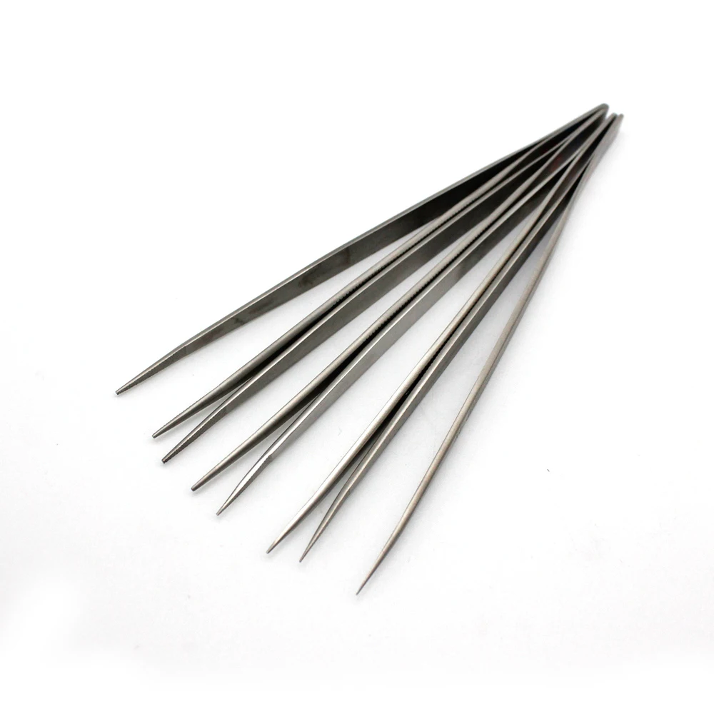 4pcs Stainless Steel Diamond Tweezers Clip for Gem Stone Jewelry Handmade Tools