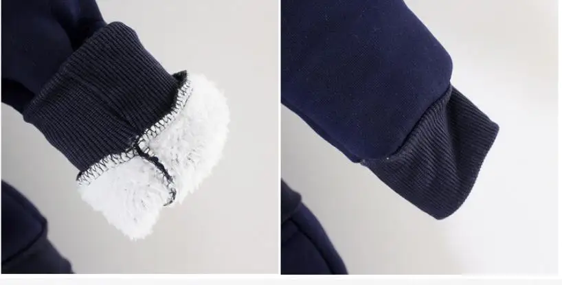 Herbst-Winter-Kleidungsset für Jungen und Mädchen, Kinder-Plüschanzüge, lässige, warme, dicke Outfits mit Cartoon-Bären-Motiv, Trainingsanzug für 0-5 Jahre – Detail 6