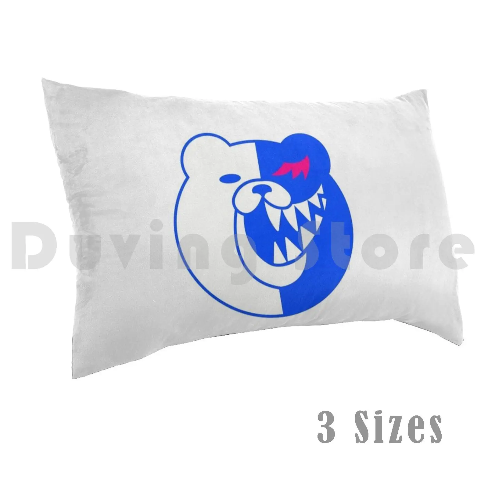 Monokuma Laugh Pillow Case DIY 50*70 Monokuma Danganronpa Bear Scary Anime Cute Laughing Creepy Monobear