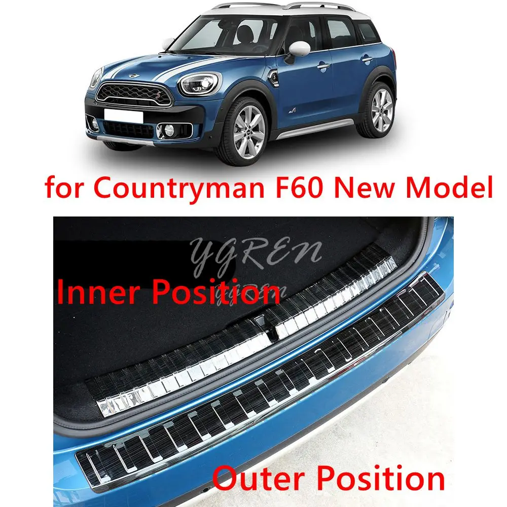 

Protective Cover Rear Guard Plate for MINI Cooper NEW Countryman F60 2018+ Trunk Anti-collision Guard Plate