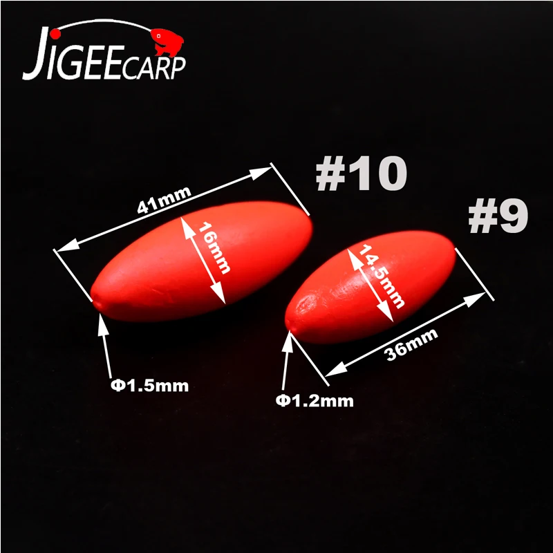 JIGEECARP 50pcs Fishing Bobber Float Catfish Fishing Rig Float Buoyancy Saltwater Fishing Floats Fishing Accessory