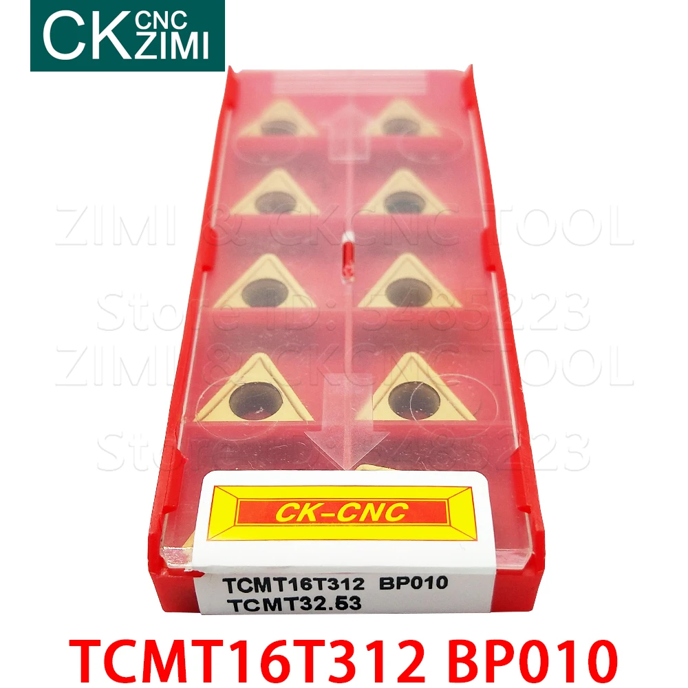 Ferramentas de inserção giratória externa, ferramentas de torno cnc tcmt32, 10p bpbp010 tcmt32 53 para aço inoxidável
