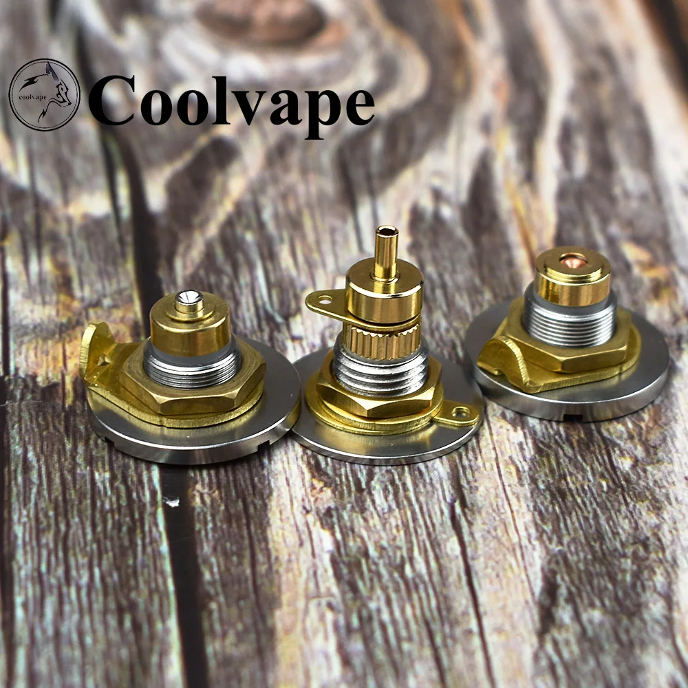 Coolvape DIY Kết Nối Lò Xo 510 Kết Nối Với Nổi Pin Dành Cho Đổi E Thuốc Lá THC Tauren Max Mech Mod