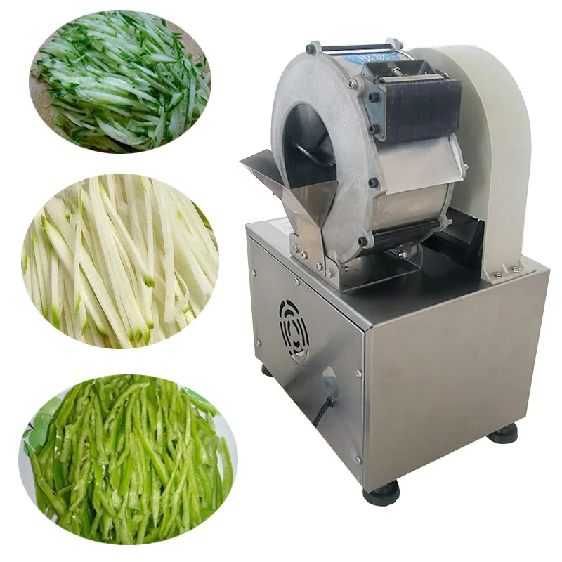 Small automatic vegetable cutter vegetable cutter, vegetable cutter, slicer green leafy vegetables 3-5KG / min