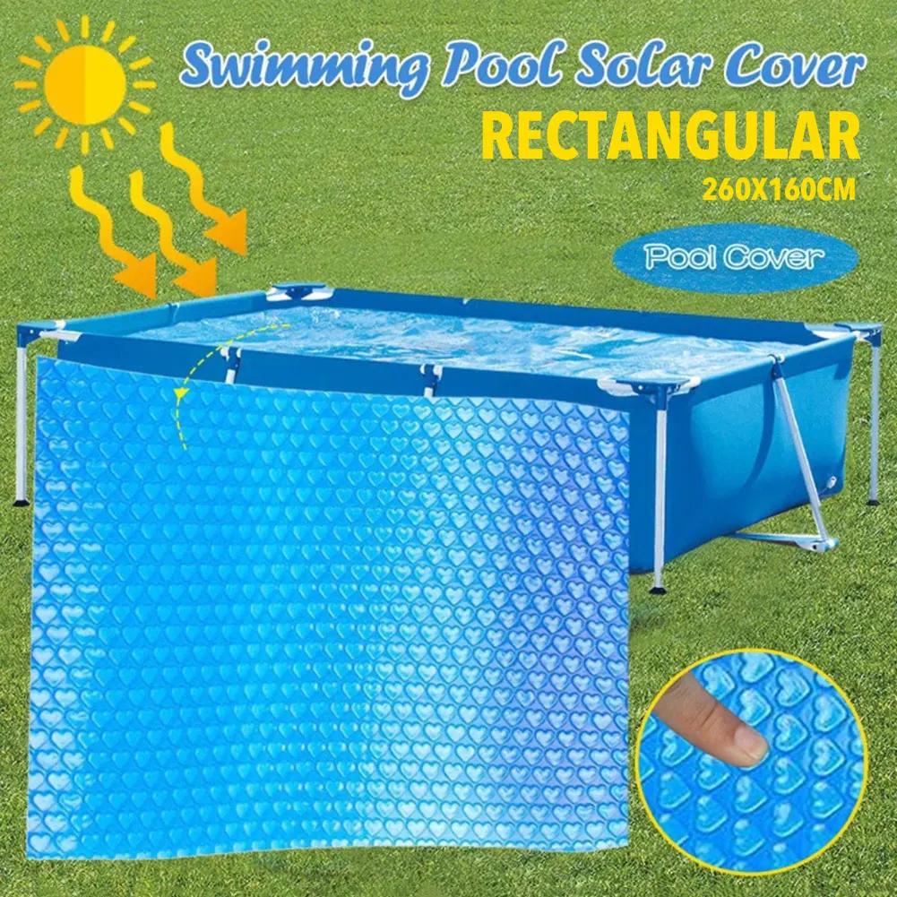 Swimming Pool Cover Sunblock UV Protection Pool Dust Cove Easy Set Cover for Swimming Pool