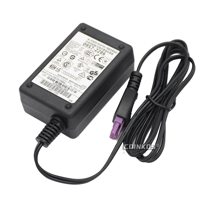 AC Printer Charger Adapter for HP DeskJet 3000 3050 3050A 3051A 3052A 3054 3055A 3056A 3510 3511 3512 Power Supply Cable