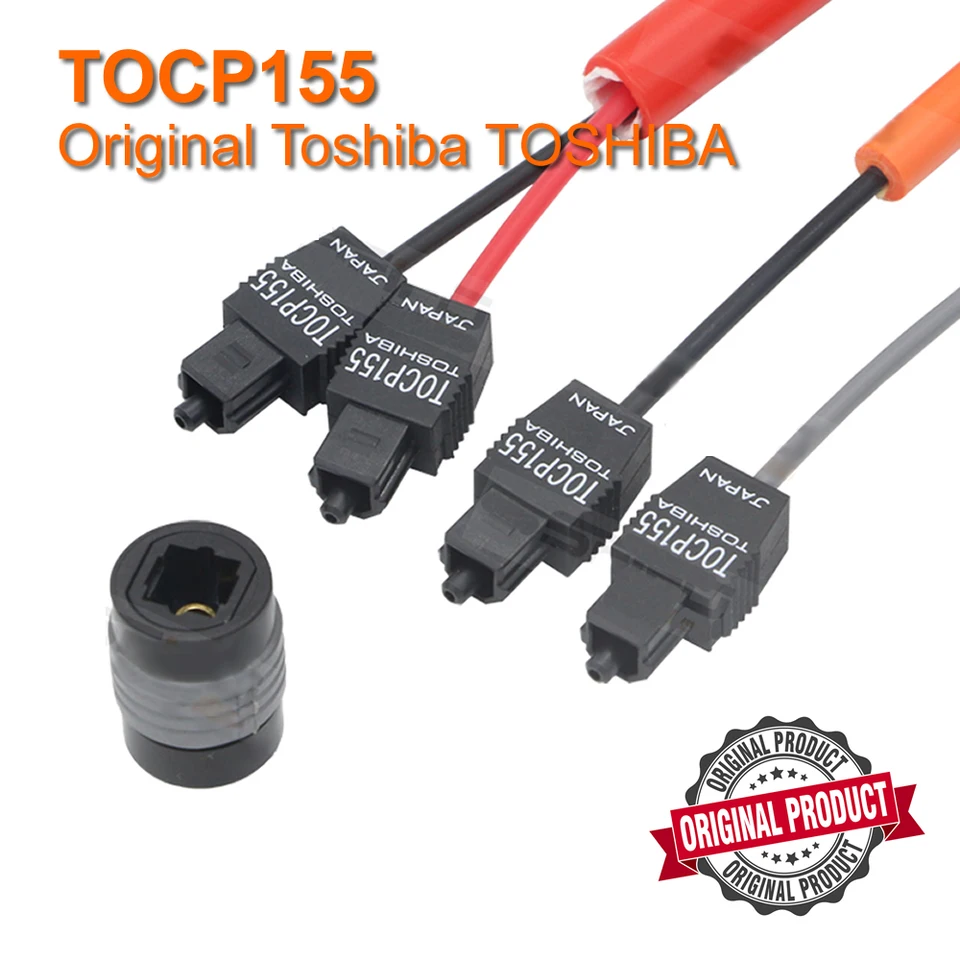 2x Toshiba TOCP155 LWL-Stecker – Optischer Faserv Produktbild-Vorschau 2
