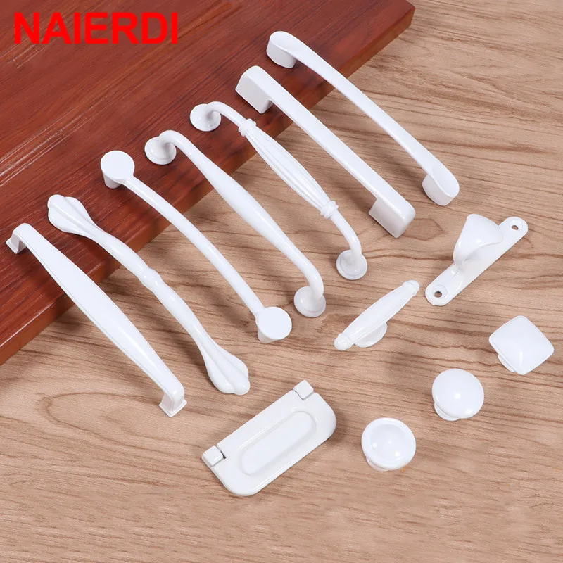 

Ручки для шкафа NAIERDI из алюминия, белые
