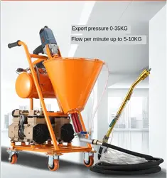 Putty High Pressure Spraying Machine Grouting Machine Grouter Cement waterproof Mending leakage Paint plaster putty sprayer