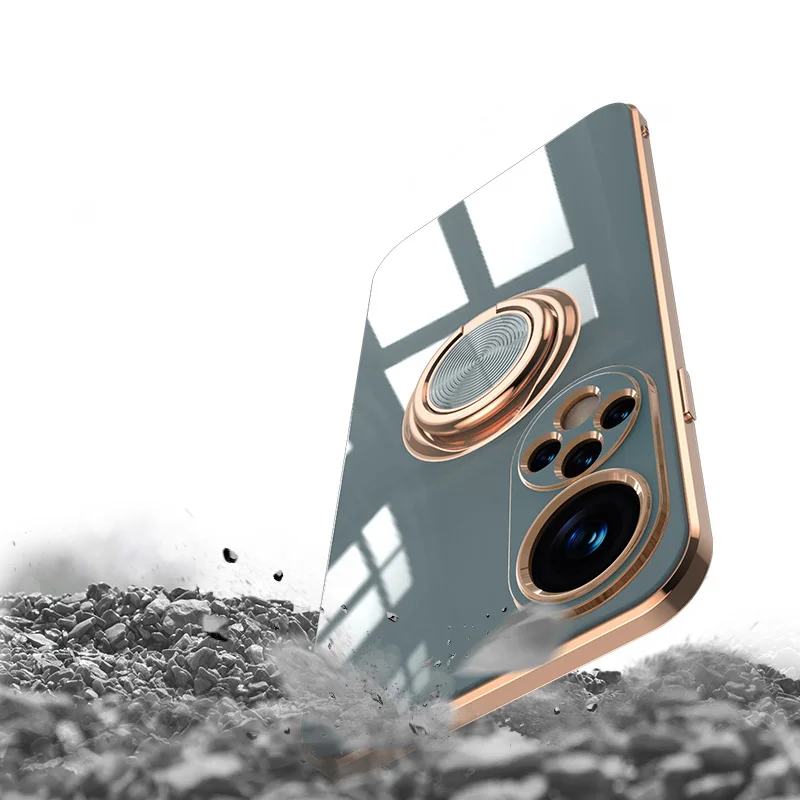 Ring Holder Case For Huawei Honor 70 Pro Honor60 80 P50 P40 P30 Mate60 Mate 30 40 50 60 Protective Luxury Plating Phone Cover image 6