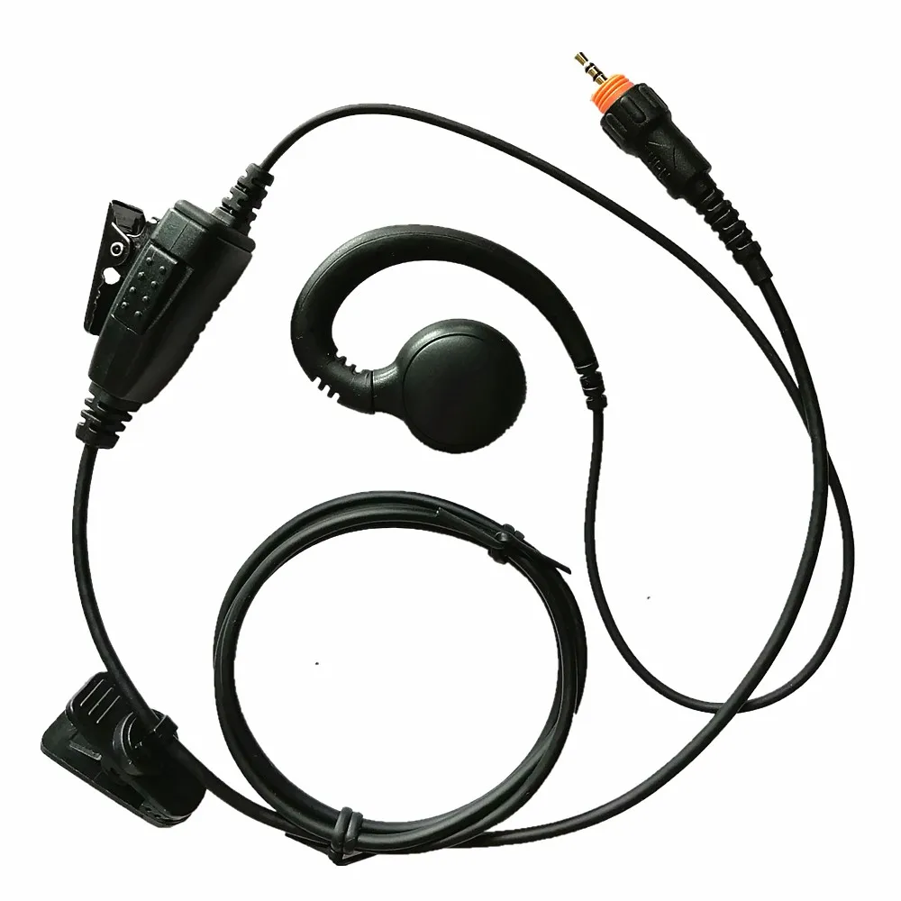 

HKLN4455A C Ring Style Headset Earphone PTT Clip For Motorola CLP108 CLK446 CLP446 CLP1010 CLP1040 CLP1060 Radio Walkie Talkie