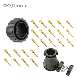 1 Set 206039-1 AMP TE 28 Pin CPC Circular Wiring Connector Black Male Electricity Plug With Terminal Original Authentic