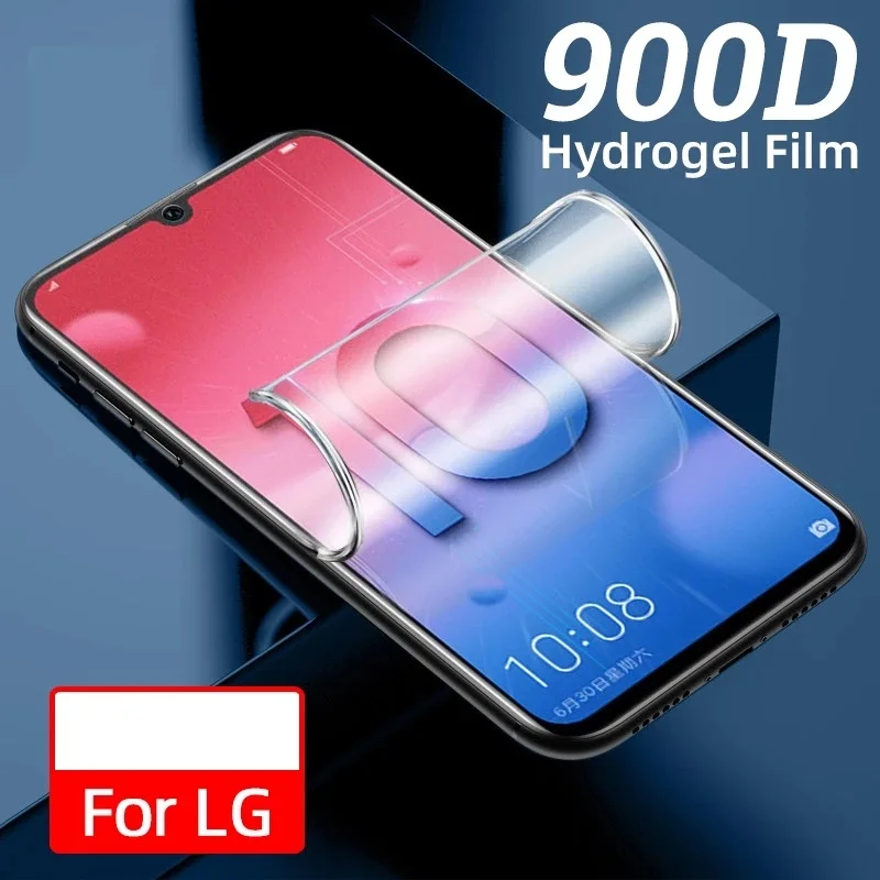 9H Protective for LG G5 SE G7 ThinQ X Cam  Hydrogel Film for LG G7 Fit G6 Plus X Style Screen Protector on LG X5 G7 One