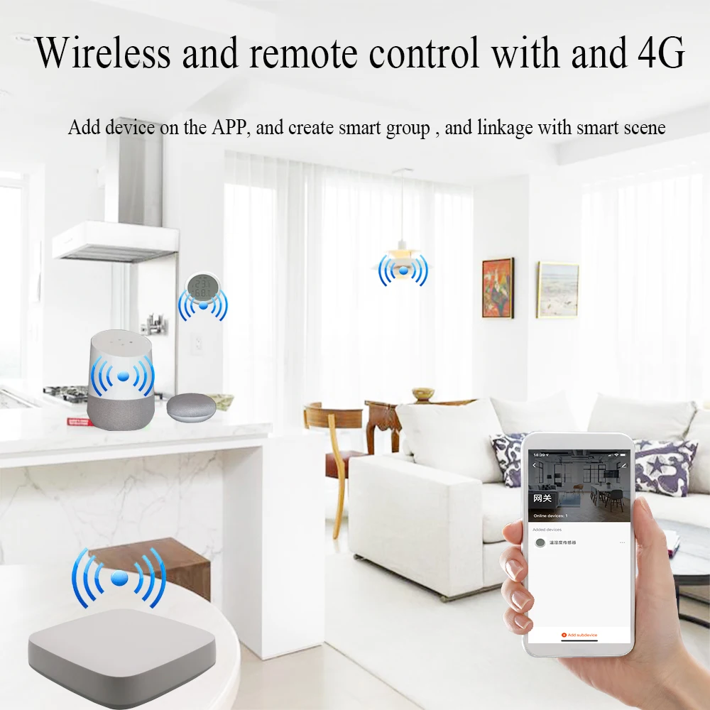 Tuya ZigBee Smart Gateway Hub Bluetooth Mesh Voice Remote Control Wireless/Wired Gateway Bridge for Smart Life Alexa Google Home