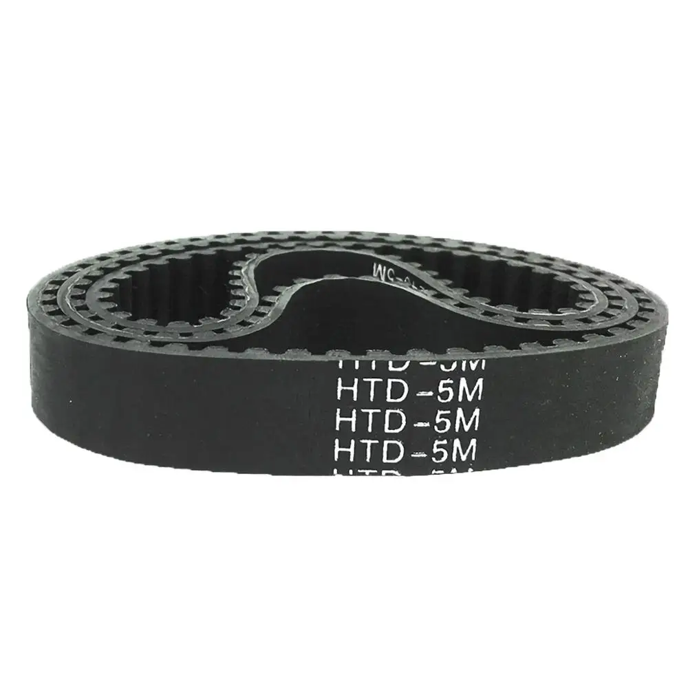 

1Pcs Perimeter 1200mm-1290mm 5M Black Neoprene Closed Loop Timing Belt Width 10mm-25mm Teeth 240-258 For CNC Machine/Step Motor