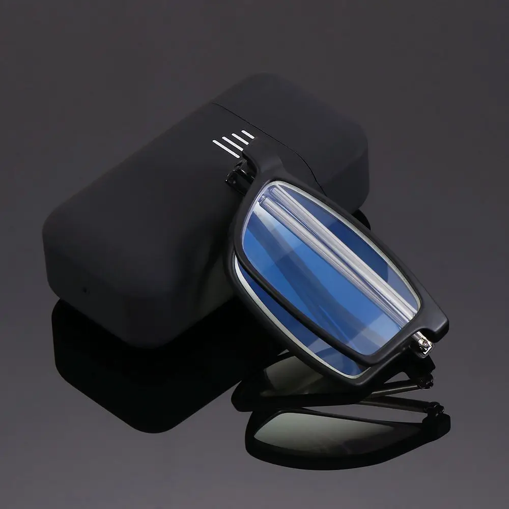 

Portable Computer Glasses Anti UV/Glare/Eyestrain Spring Hinge Reading Glasses with Original Case Readers for Women Men