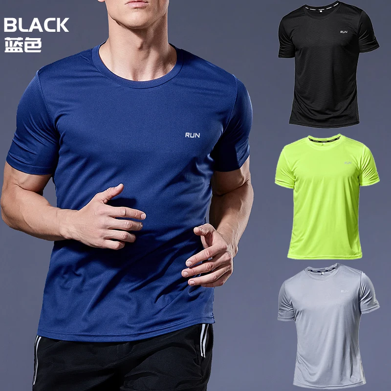 Compressão Quick Dry Sport T-shirts masculinas, camisas Running, Soccer Jersey, Sportswear, Fitness Gym