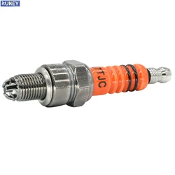 For Honda CR-F XR TRX CMT Suzuki DR-Z Yamaha Kawasaki Peugeot Engine Motorcycle ATV Quad Scooter Spark Plug 3Electrode CR7HSA