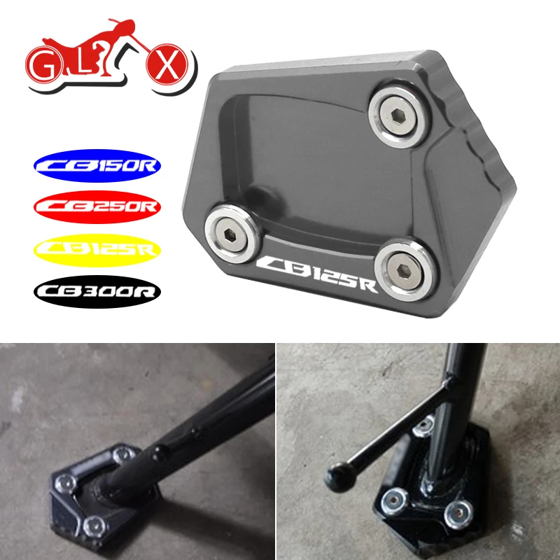 

For Honda CB300R CB250R CB150R CB125R CB 125R 250R 300R 150R Accessorie Kickstand Side Stand Extension Enlarger Plate Pad