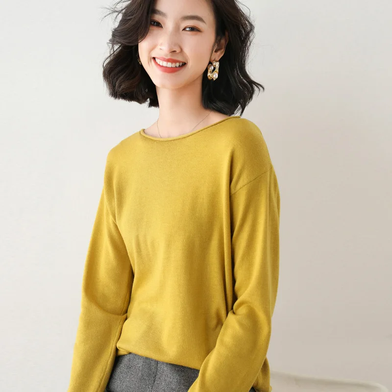 MRMT 2024 Brand New High Quality Women's Sweaters Round Collar Loose Fitting Women Soft Sweater Woman Sweaters For Female