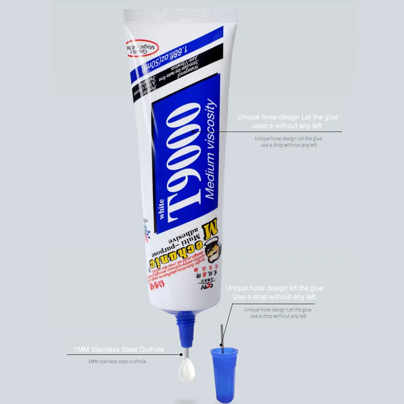 Lem Perekat Cair Resin Epoksi T7000/T8000/E8000/B7000 Mekanis Perlindungan Lingkungan 15Ml/50Ml/110Ml Lem Universal