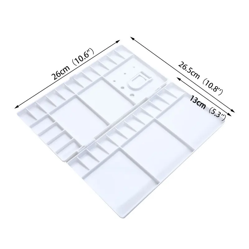 Aquarell Palette Klapp Malen Tablett Kunststoff Malerei Tablett Mit 33 Fächer Aquarell Tablett Box