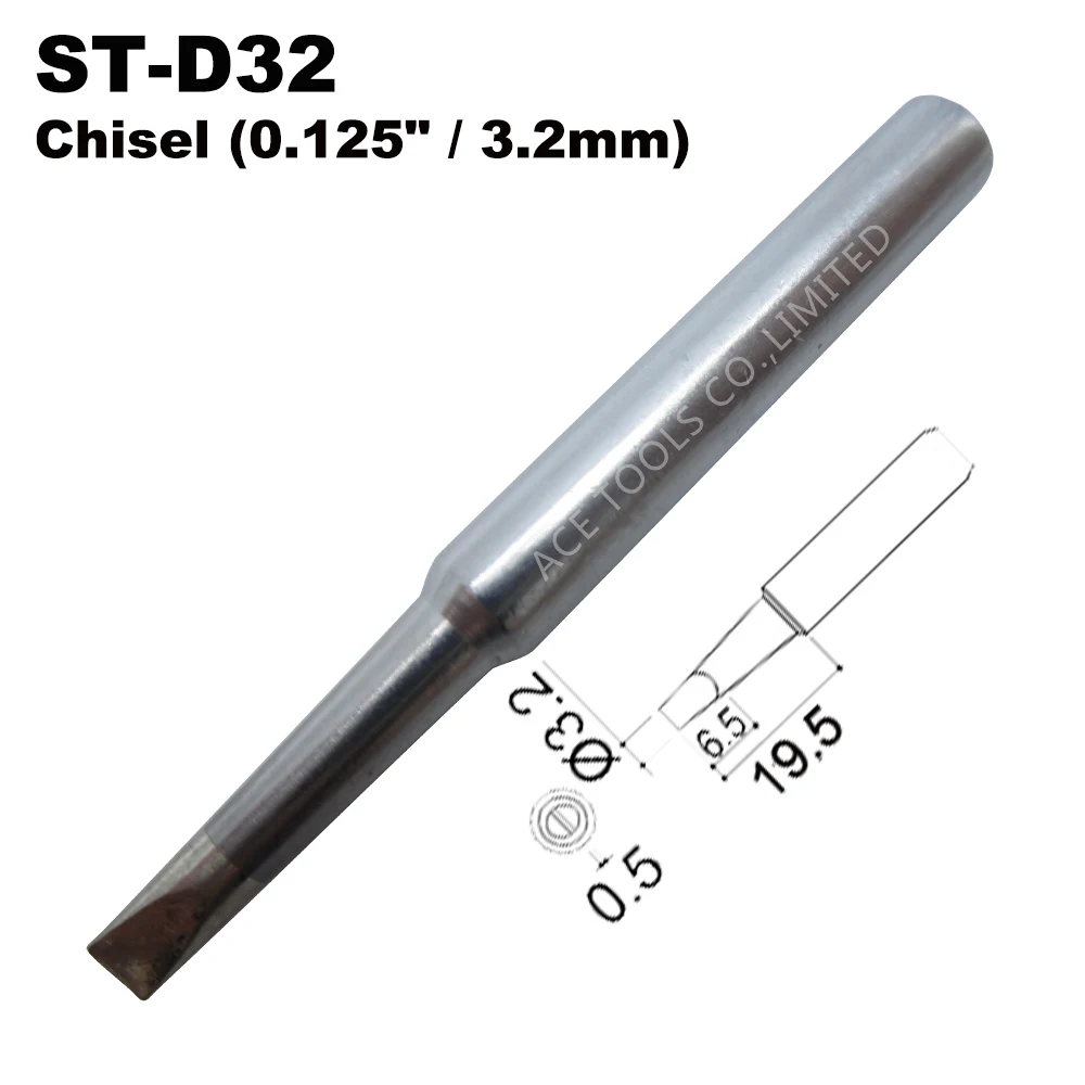 5 PCS ST Replace Soldering Tips Fit WELLER SP40L SPG40 SP40N WP25 WP30 WP35 WLC100 Iron Handle Nozzle Pencil Welding Bit