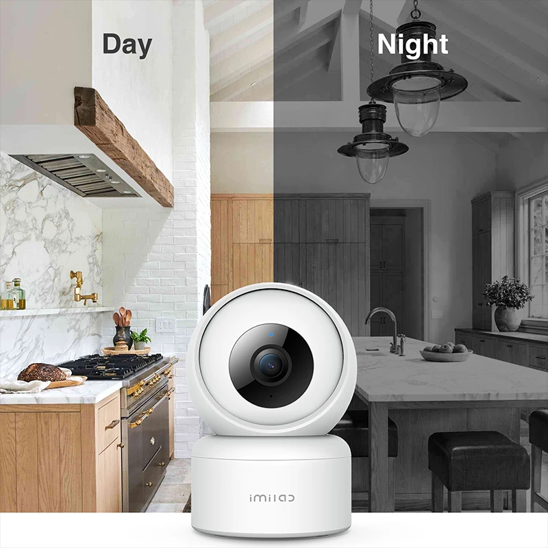 Nuova telecamera di sicurezza domestica C20 WiFi 1080P HD IP Indoor CCTV Baby Cam 360 ° Vedio sorveglianza visione notturna Webcam funziona con Alexa