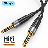 Elough AUX Cable Audio Cable Jack 3 3.5mm Male To Male Speaker Cable For Car Headphones Xiaomi Redmi AUX Audio Wire Cord Speaker