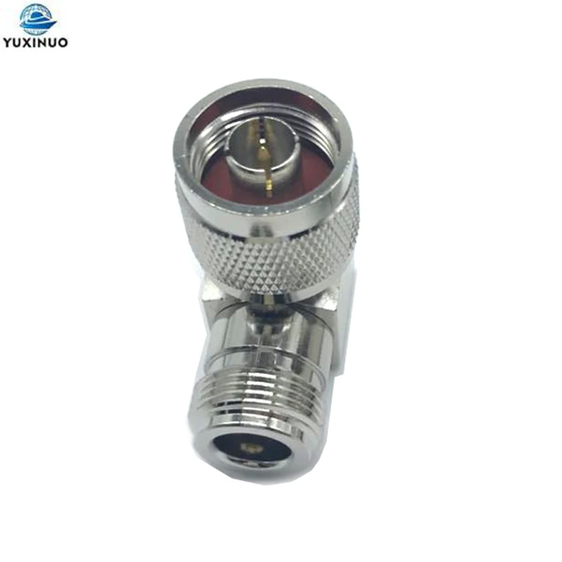 

N-JKW Male Plug To Female Plug RF Coax Coaxial Cable Connector Adapter L Shape N Type Plug Right Angle 90 Degree RF Adapter