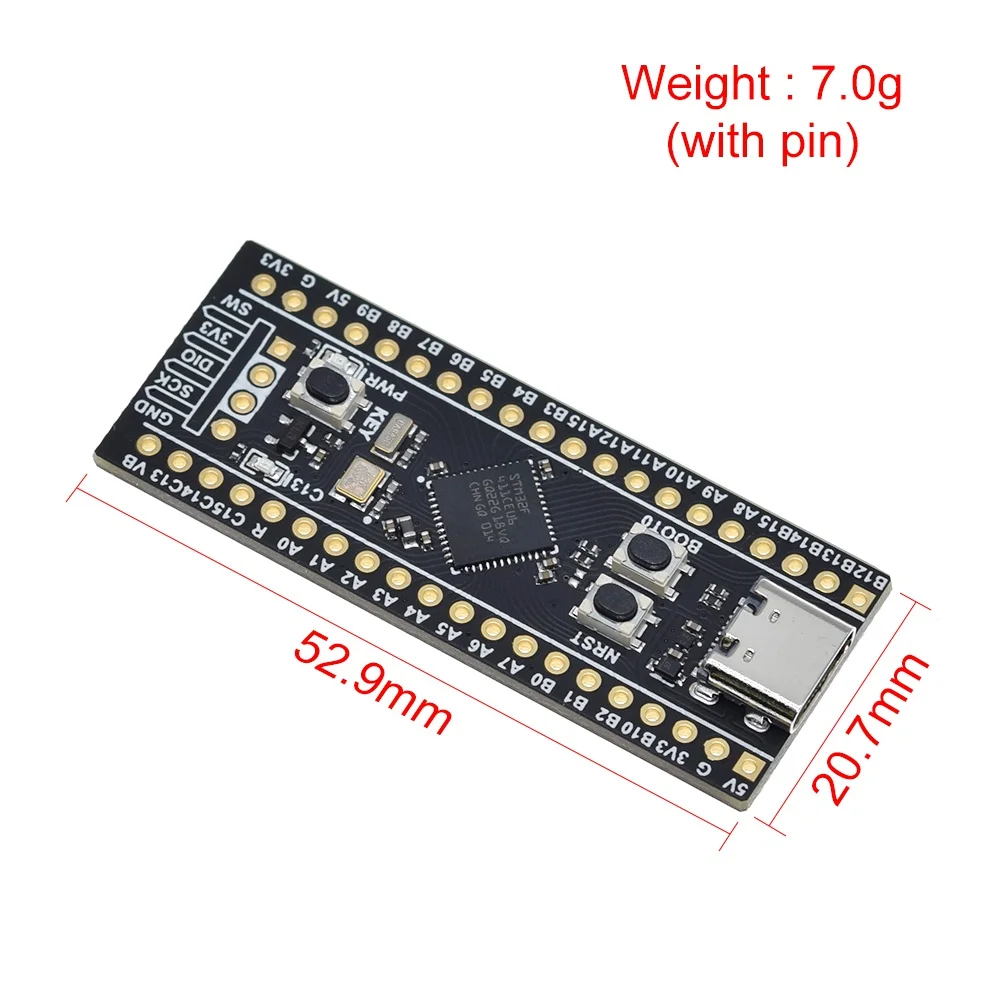 TZT STM32F401 Entwicklungsboard STM32F401CCU6 STM32F411CEU6 STM32F4 Lernboard für Arduino – Detail 17