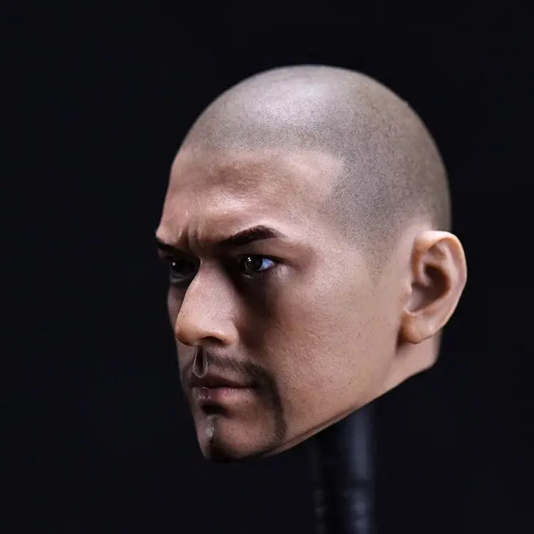 ในสต็อกสําหรับขาย 1/6th Asian Star Takeshi Kaneshiro Bald Beard รุ่นชายประติมากรรมสําหรับปกติตุ๊กตา 12 นิ้ว Action Figure