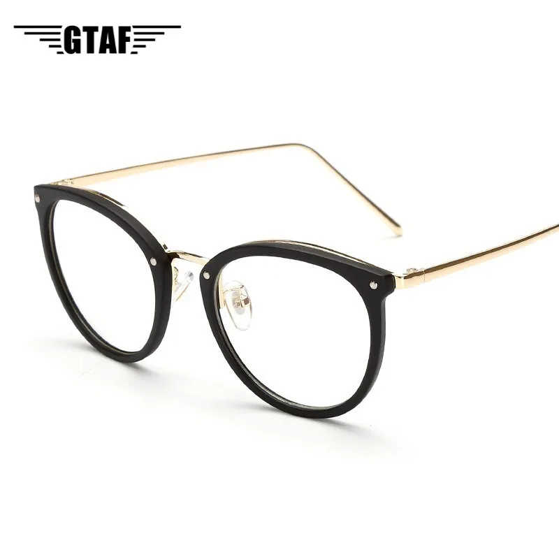 Women\'s 2020 Fashion Eyeglasses Frame Oversized Cat Eye Glasses Frame Clear Lens Eyeglass Black Frame  Reading Glasses UV400